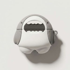 Case para Airpods Silicona 3D de Tiburón Kawaii