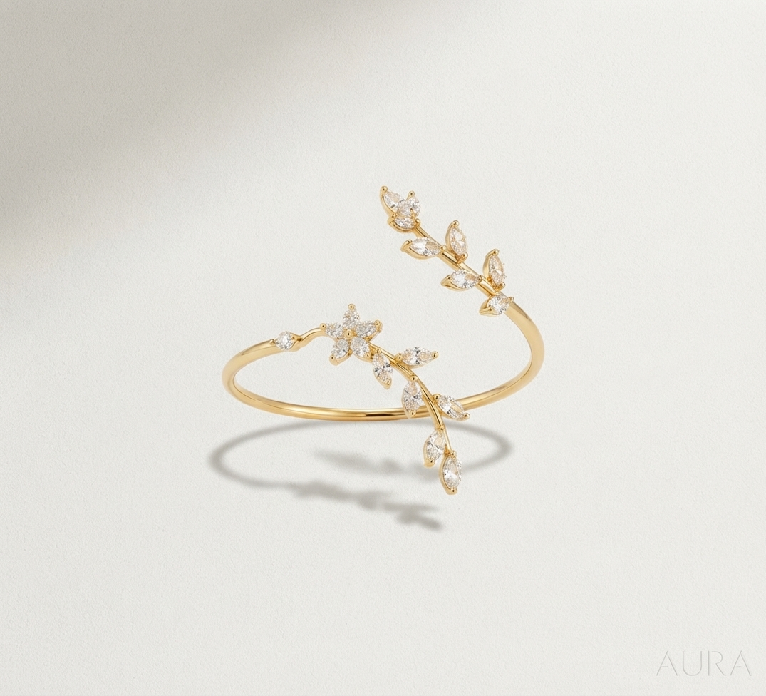 Brazalete de flor para brazo