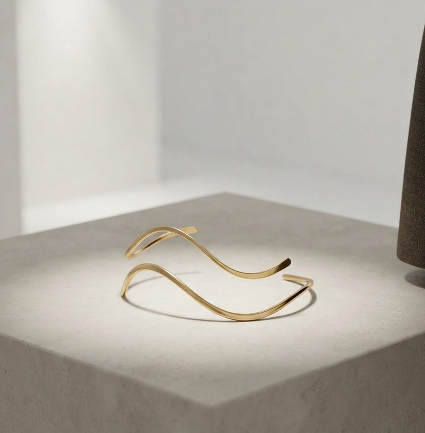 Brazalete para brazo curvo